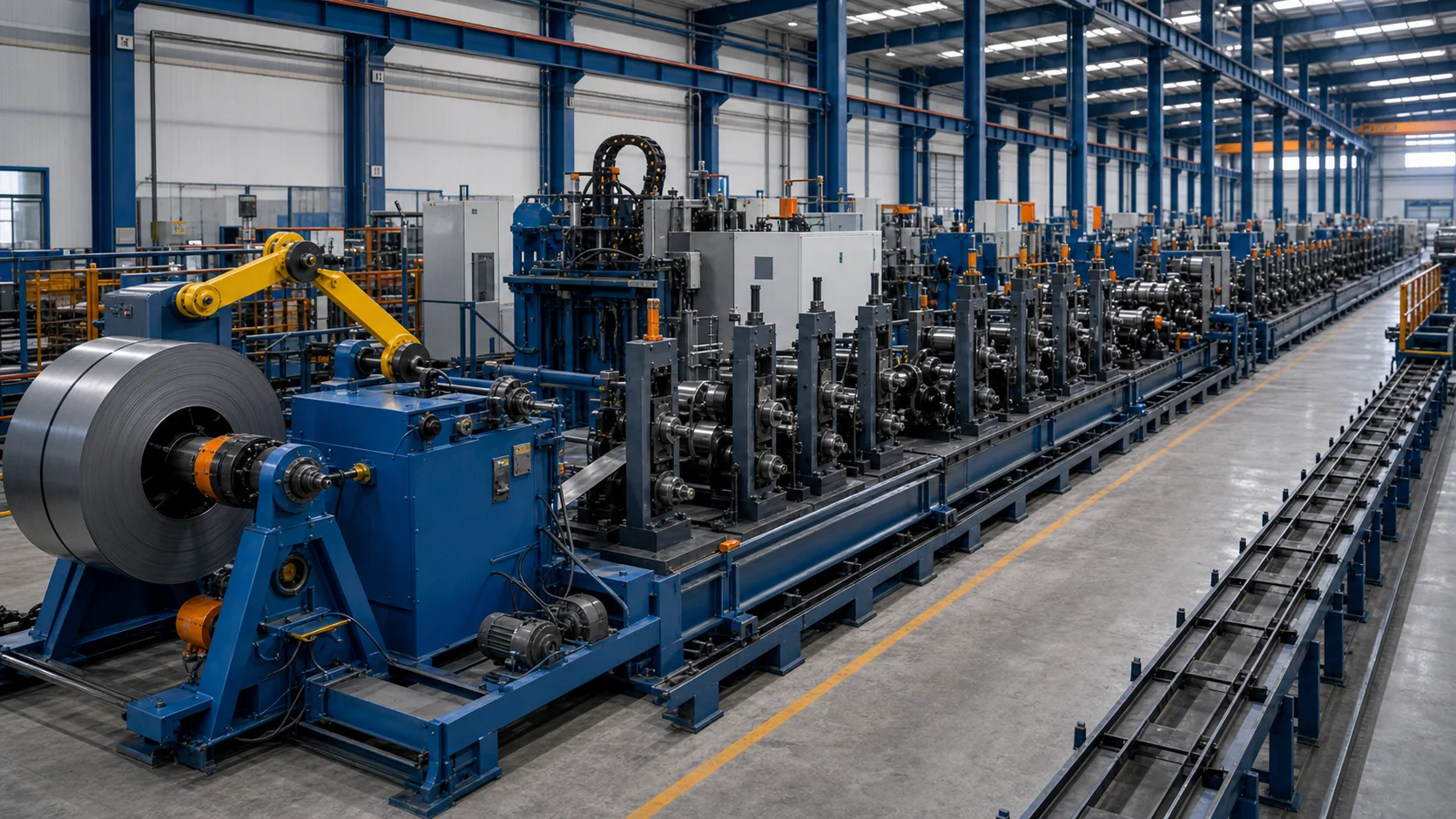 Complete ERW tube mill production line