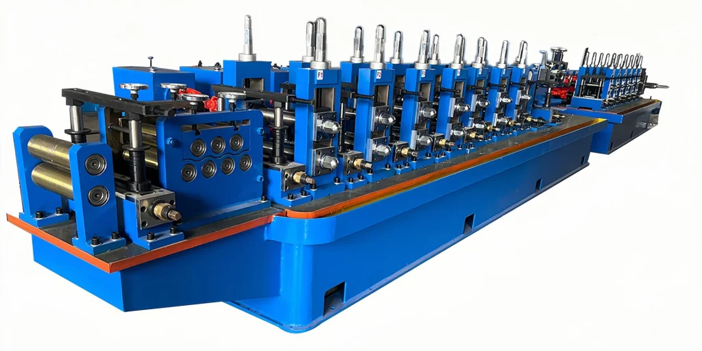 High frequency welded tube mill line