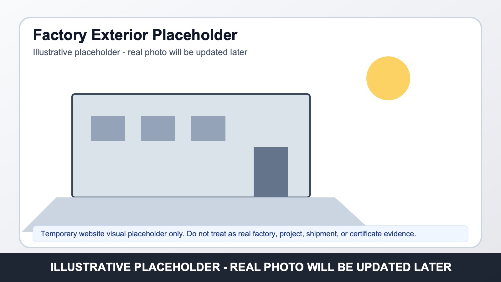 Illustrative factory exterior placeholder for XFX Tube Mill Machinery