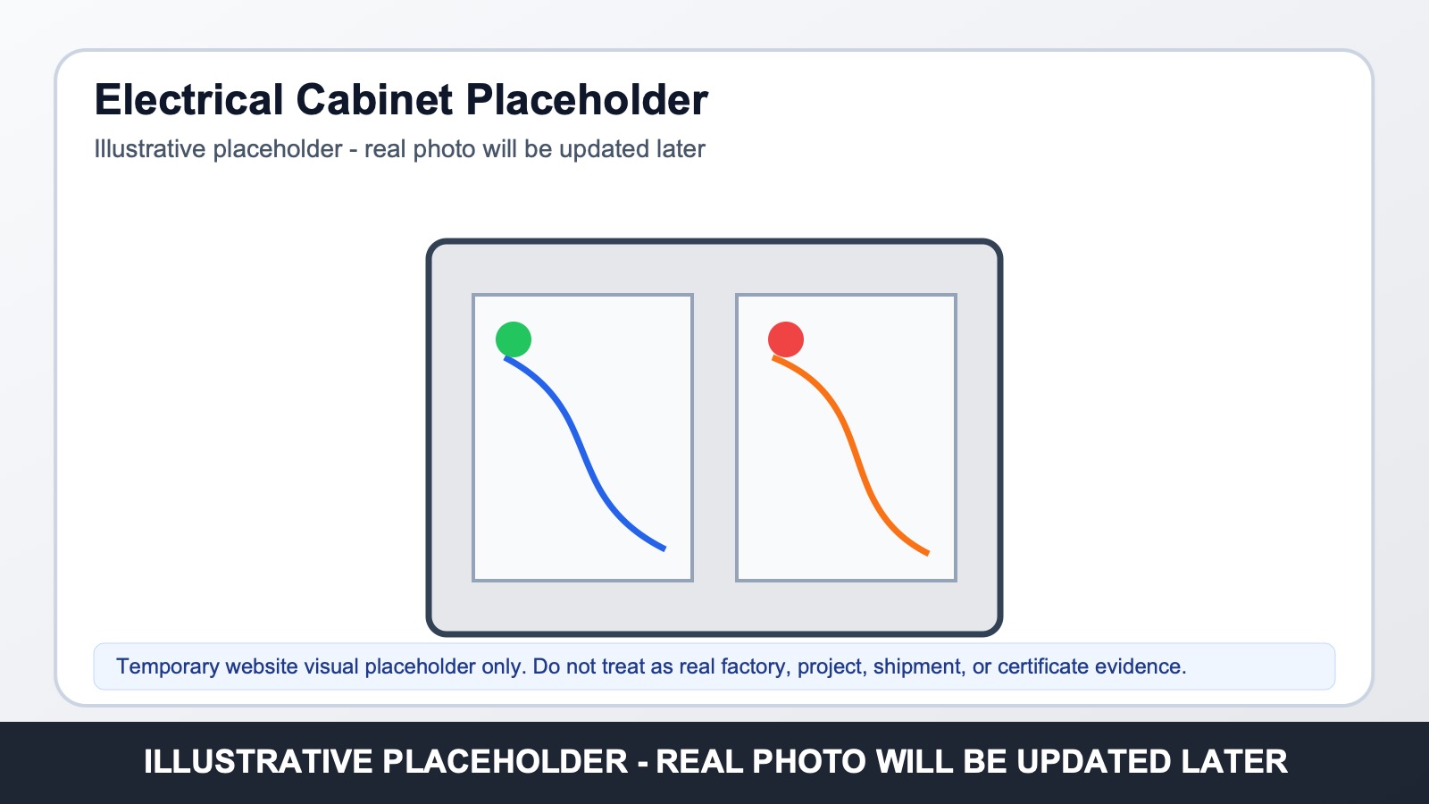 Illustrative tube mill electrical cabinet placeholder