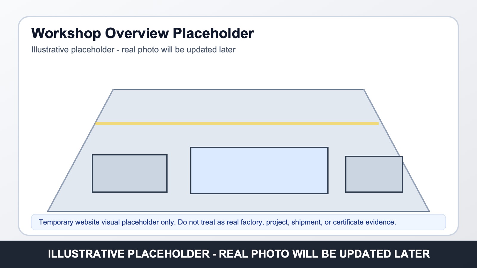 Illustrative tube mill workshop overview placeholder