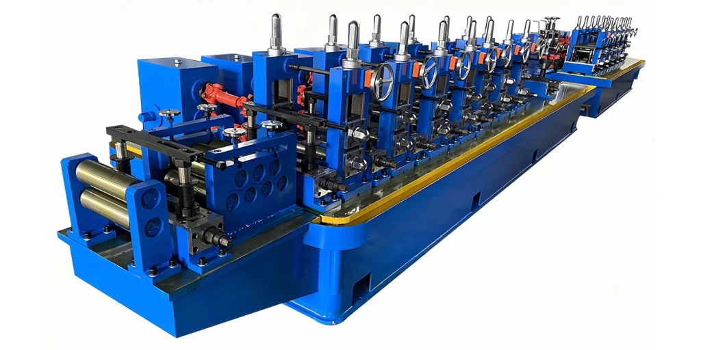 Square tube mill machine production line