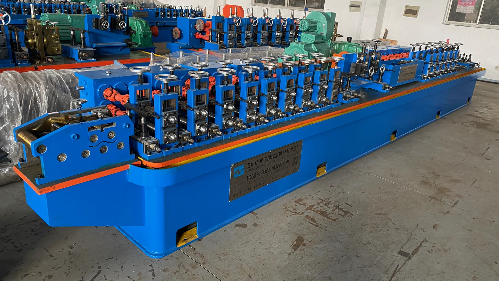 Complete ERW tube mill machine production line